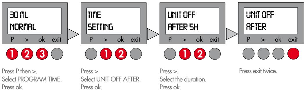 MAGIMIX 11407 - Setting the timer switch-off - 1