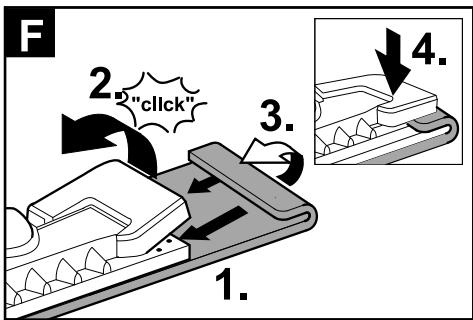 F 2 "click" 3. 4.
