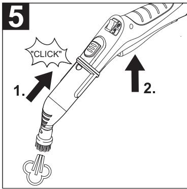 5 "CLICK" 1. 2.