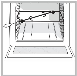 HOTPOINT FHS 89 P IX/HA - Spit roast (only available in certain models) - 1