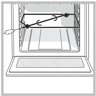 HOTPOINT FHS 89 P IX/HA - Girarrosto (solo in alcuni modelli) - 1