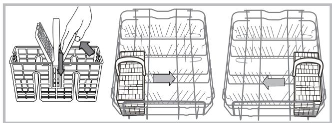 HOTPOINT LSFF 9M114 C EU - Cutlery basket - 1