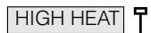 HOTPOINT TCD 87 B 6K - Heat Level button, Display and Icons - 1