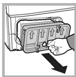 HOTPOINT TCD 87 B 6K - Het reinigen van de condenseenheid - 1