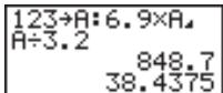 CASIO GRAPH 25 - Exemple - 4
