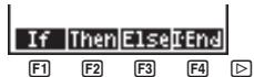 CASIO GRAPH 25 - Menu de commandes de boucles et branchements conditionnels (COM) - 2