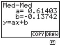 CASIO GRAPH 25 - ■ Graphe Med-Med - 1