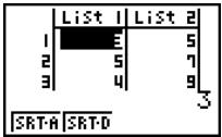 CASIO GRAPH 25 - Ordre ascendant - 3