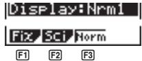 CASIO GRAPH 25 - Mode Norm 1/Norm 2 - 1