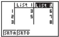 CASIO GRAPH 25 - - Pour supprimer tous les éléments d'une liste - 1