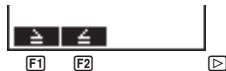 CASIO GRAPH 25 - Menu d'opérateurs relationnels avec saut conditionnel (REL) - 2