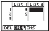 CASIO GRAPH 25 - - Pour supprimer tous les éléments d'une liste - 5