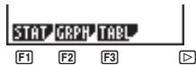 CASIO GRAPH 25 - ■ Menu de données de variables (VARS) - 2