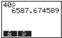 CASIO GRAPH 25 - ■ Calcul de valeurs estimées (x, y) - 1