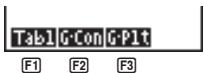 CASIO GRAPH 25 - Menu de commandes d'affichage (DISP) - 2