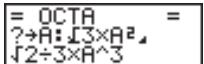 CASIO GRAPH 25 - Exemple 2 - 4