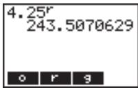 CASIO GRAPH 25 - - Pour convertir des unités d'angle - 3