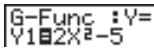 CASIO GRAPH 25 - Exemple - 2