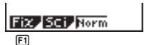 CASIO GRAPH 25 - Exemple Désigner deux chiffres après la virgule - 1