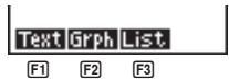 CASIO GRAPH 25 - Menu de commandes d'effacement (CLR) - 1