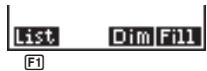 CASIO GRAPH 25 - Entrer la liste 6 - 2