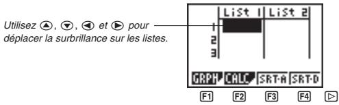 CASIO GRAPH 25 - Avant d'effectuer des calculs statistiques - 1