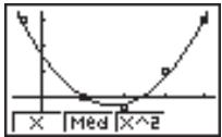 CASIO GRAPH 25 - ■ Graphe de régression quadratique - 2