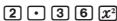 CASIO GRAPH 25 - Remplacer 2,36 ^2 par sin2,36 ^2 - 1