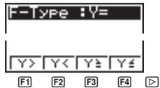CASIO GRAPH 25 - ●Type de fonction graphique (F-Type) - 3