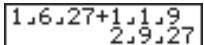 CASIO GRAPH 25 - Opération - 2