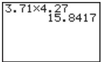 CASIO GRAPH 25 - ■ Multiplication - 1