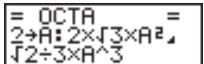 CASIO GRAPH 25 - Exemple - 2