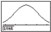 CASIO GRAPH 25 - ■ Courbe de distribution normale - 2