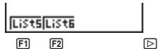 CASIO GRAPH 25 - - Pour sélectionner la liste de données pour un diagramme en bâtons et un graphe linéaire (Both) - 6