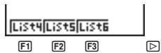 CASIO GRAPH 25 - - Pour sélectionner la liste de données de fréquence (Freq) - 3