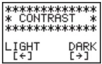 CASIO GRAPH 25 - - Pour afficher l'écran de réglage du contraste - 1