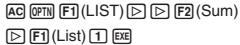 CASIO GRAPH 25 - Exemple - 1