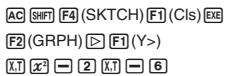 CASIO GRAPH 25 - Exemple - 2