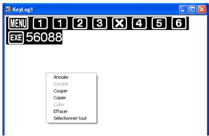 CASIO GRAPH85 MANAGER PLUS - Menu de raccourcis - 1