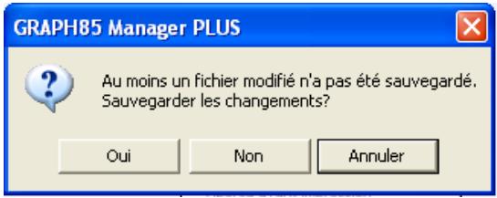 CASIO GRAPH85 MANAGER PLUS - Remarque - 1
