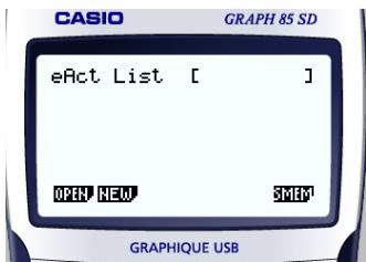 CASIO GRAPH85 MANAGER PLUS - ■ Applications eActivity (Accès carte SD) - 6