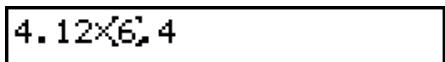 CASIO GRAPH 100 USB, GRAPH 100+ USB - Exemple 1 Effectuer les deux calculs suivants - 4