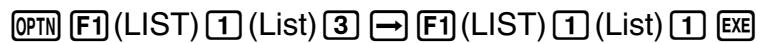 CASIO GRAPH 100 USB, GRAPH 100+ USB - - Pour affecter le contenu d'une liste à une autre liste - 2