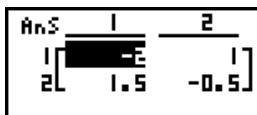 CASIO GRAPH 100 USB, GRAPH 100+ USB - - Inversion d'une matrice - 2