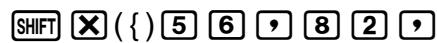 CASIO GRAPH 100 USB, GRAPH 100+ USB - - Pour introduire directement une liste de valeurs - 2