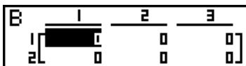 CASIO GRAPH 100 USB, GRAPH 100+ USB - - Pour définir les dimensions (taille) d'une matrice - 3