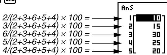 CASIO GRAPH 100 USB, GRAPH 100+ USB - - Pour calculer la fréquence cumulative de chaque donnée - 5