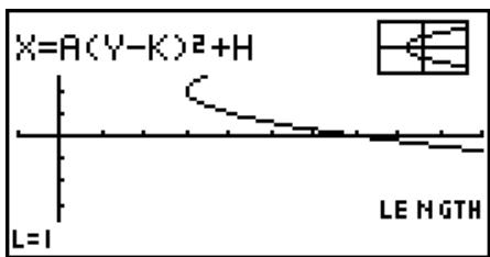 CASIO GRAPH 100 USB, GRAPH 100+ USB - - Pour calculer le foyer, le sommet et le latus rectum - 3