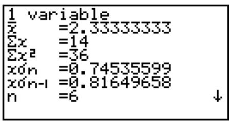 CASIO GRAPH 100 USB, GRAPH 100+ USB - ■ Exécution de calculs statistiques - 3