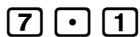 CASIO GRAPH 100 USB, GRAPH 100+ USB - Exemple 1 Effectuer les deux calculs suivants - 7